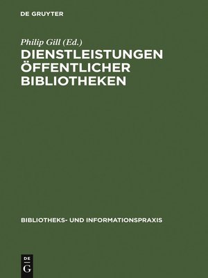 cover image of Dienstleistungen Öffentlicher Bibliotheken